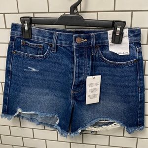 brand new, high rise shorts